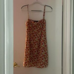 Floral Spaghetti Strap Dress